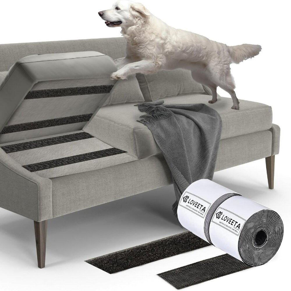 Loveeta PIB Couch Cushion Power-Grip Tape 4.4" x 16 Ft
